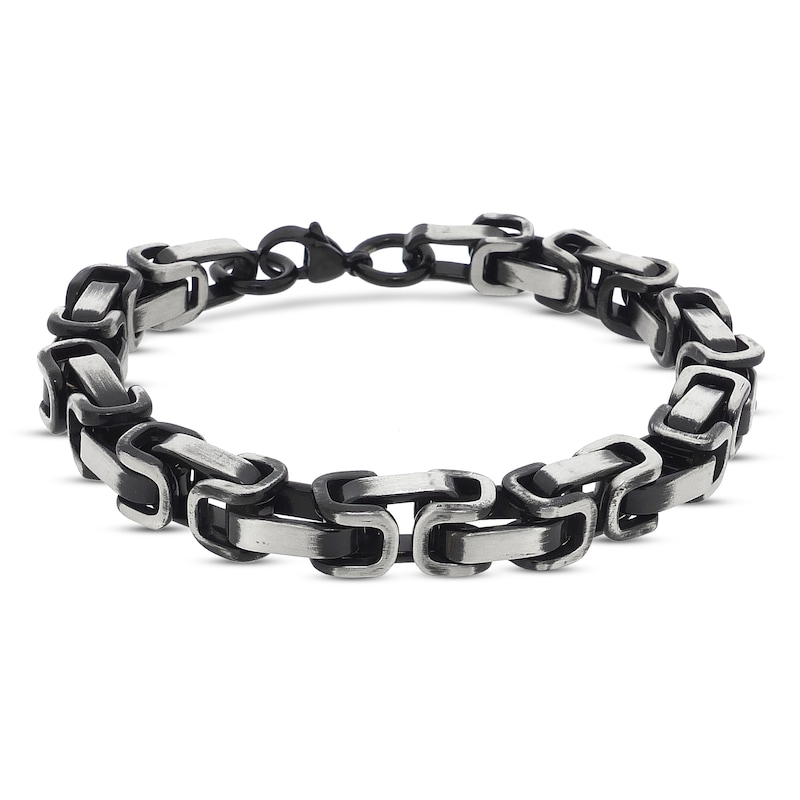 Main Image 2 of Men's Bracelet Stainless Steel 8.5&quot;