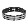 Thumbnail Image 1 of Men's Bracelet Black Ion Plating Stainless Steel 8.25&quot;