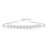 Thumbnail Image 1 of Diamond Bolo Bracelet 1/5 ct tw Round-cut Sterling Silver