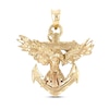 Thumbnail Image 1 of Men's Eagle Anchor Charm 10K Yellow Gold