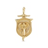 Thumbnail Image 1 of Men's Sword & Shield Charm 10K Yellow Gold