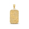 Thumbnail Image 0 of "Dad" Dog Tag Charm 14K Yellow Gold