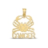 Thumbnail Image 1 of Cancer Zodiac Charm 10K Yellow Gold