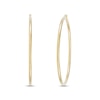 Thumbnail Image 1 of Polished Tube Hoop Earrings 10K Yellow Gold 70mm