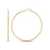 Thumbnail Image 2 of Polished Tube Hoop Earrings 10K Yellow Gold 70mm