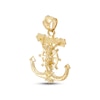 Thumbnail Image 2 of Mariner's Cross & Crucifix Charm 10K Yellow Gold