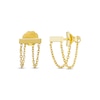 Thumbnail Image 0 of Double Chain Bar Earrings 14K Yellow Gold