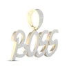 Thumbnail Image 2 of Men's Diamond &quot;Boss&quot; Charm 1 ct tw 10K Yellow Gold