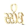 Thumbnail Image 3 of Men's Diamond &quot;Boss&quot; Charm 1 ct tw 10K Yellow Gold