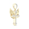 Thumbnail Image 1 of Men's Diamond Gothic Cross with Wings Charm 3/8 ct tw 10K Yellow Gold