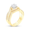 Thumbnail Image 2 of Round-Cut Diamond Bypass Bridal Set 1 ct tw 14K Yellow Gold