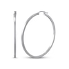 Thumbnail Image 1 of Square Tube Hoop Earrings Sterling Silver 50mm