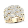 Thumbnail Image 1 of Men's Diamond Braided Ring 1 ct tw 10K Yellow Gold