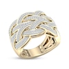 Thumbnail Image 2 of Men's Diamond Braided Ring 1 ct tw 10K Yellow Gold