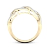 Thumbnail Image 3 of Men's Diamond Braided Ring 1 ct tw 10K Yellow Gold