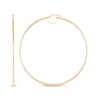 Thumbnail Image 3 of Tube Hoop Earrings 10K Yellow Gold 70mm