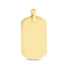 Thumbnail Image 3 of Ribbed Dog Tag Charm 14K Yellow Gold