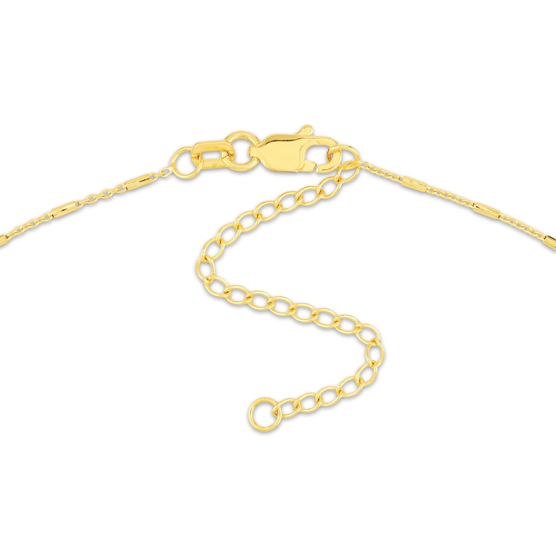 14k Yellow Gold Chain Necklace Extender with Lobster catch