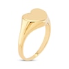 Thumbnail Image 2 of Heart-Shaped Signet Ring 14K Yellow Gold