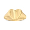 Thumbnail Image 3 of Heart-Shaped Signet Ring 14K Yellow Gold