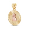 Thumbnail Image 2 of Diamond-Cut Virgin Mary Charm 14K Two-Tone Gold