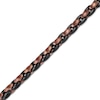 Thumbnail Image 2 of Solid Chain Link Necklace Brown & Black Ion-Plated Stainless Steel 24&quot;