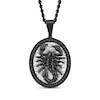 Thumbnail Image 0 of Black Diamond Scorpion Necklace 1/4 ct tw Stainless Steel & Black Ion Plating 24"