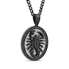 Thumbnail Image 1 of Black Diamond Scorpion Necklace 1/4 ct tw Stainless Steel & Black Ion Plating 24"