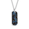 Thumbnail Image 2 of Men's Enameled Dog Tag Necklace Stainless Steel 24&quot;