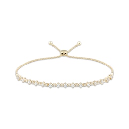 Diamond Bolo Bracelet 1 ct tw 10K Yellow Gold