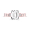 Thumbnail Image 2 of Lab-Created Diamonds by KAY Emerald-Cut Engagement Ring 3-3/4 ct tw 14K Rose Gold