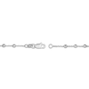 Thumbnail Image 3 of Hollow Disco Bead Station Necklace 14K White Gold 18&quot;