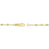 Thumbnail Image 3 of Hollow Disco Bead Station Necklace 14K Yellow Gold 18&quot;