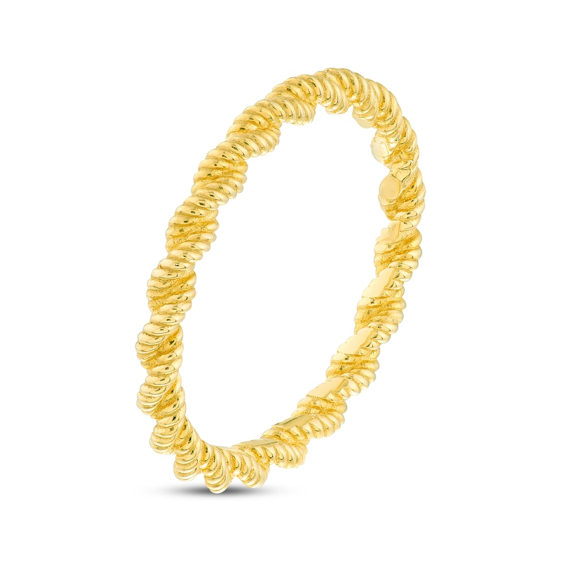 Main Image 2 of Twist Rope Endless Ring 14K Yellow Gold