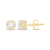 Thumbnail Image 3 of Round-Cut Diamond Stud Earrings 1/2 ct tw 10K Yellow Gold (I/I3)