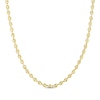 Thumbnail Image 1 of Solid Puff Mariner Chain Necklace 14K Yellow Gold 18&quot;