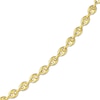 Thumbnail Image 2 of Solid Puff Mariner Chain Necklace 14K Yellow Gold 18&quot;