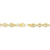 Thumbnail Image 3 of Solid Puff Mariner Chain Necklace 14K Yellow Gold 18&quot;