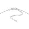 Thumbnail Image 2 of Sideways Wishbone Necklace 14K White Gold 16&quot;