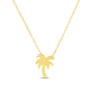 Thumbnail Image 1 of Palm Tree Necklace 14K Yellow Gold 18&quot;