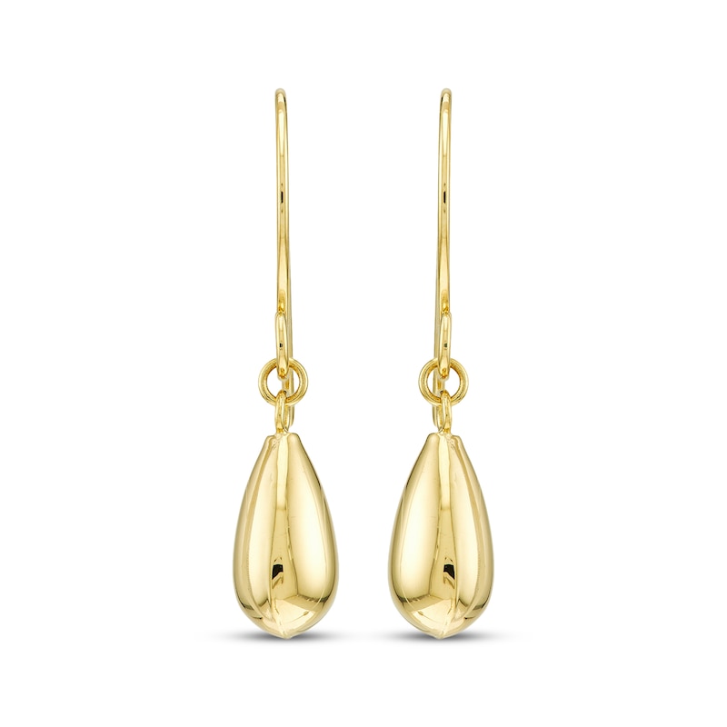 Main Image 2 of Teardrop Dangle Earrings 14K Yellow Gold