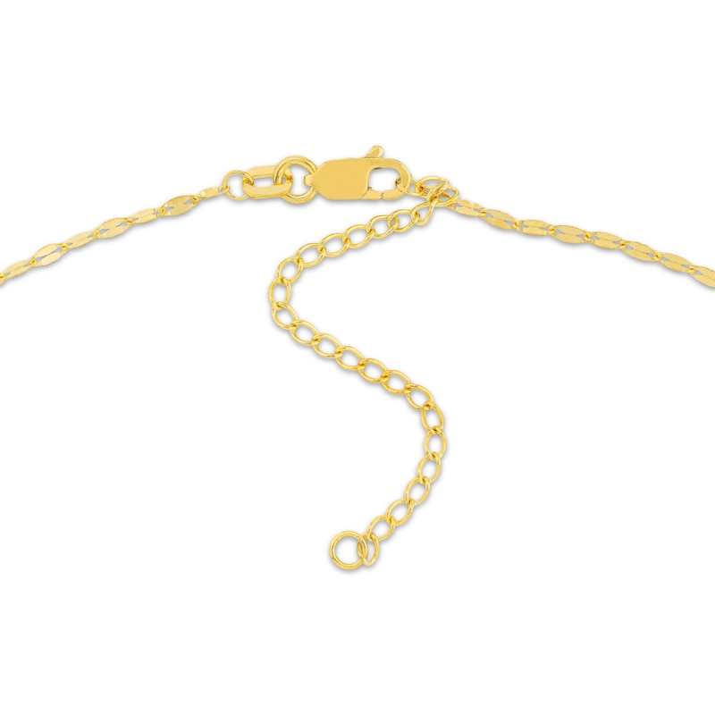 Main Image 2 of Lariat Cross Necklace 14K Yellow Gold 18&quot;