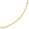 Thumbnail Image 2 of Faceted Bead Station Chain Necklace 14K Yellow Gold 36&quot;