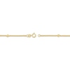 Thumbnail Image 3 of Faceted Bead Station Chain Necklace 14K Yellow Gold 36&quot;