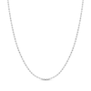 Thumbnail Image 1 of Hollow Diamond-Cut Valentino Chain Necklace 2.7mm 14K White Gold 16&quot;