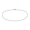 Thumbnail Image 1 of Faceted Bead Station Chain Necklace Sterling Silver 36&quot;