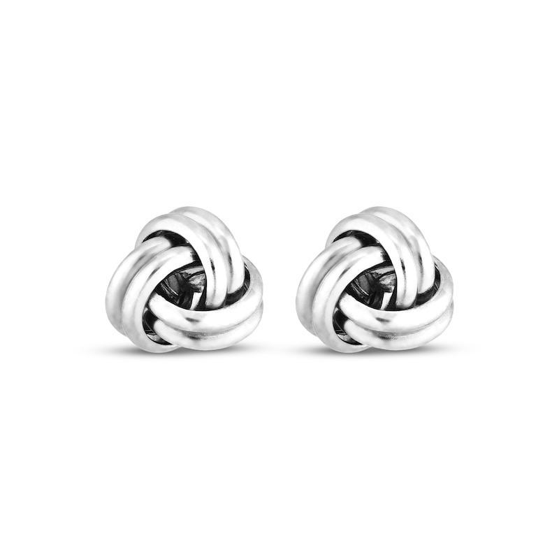 Main Image 2 of Love Knot Stud Earrings Sterling Silver