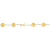 Thumbnail Image 3 of Hammered Disc Station Chain Necklace 14K Yellow Gold 36&quot;