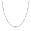 Thumbnail Image 1 of Bead Chain Necklace 4mm Stainless Steel 22&quot;