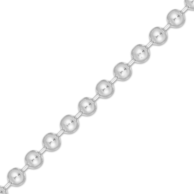 Main Image 2 of Bead Chain Necklace 8mm Stainless Steel 20&quot;